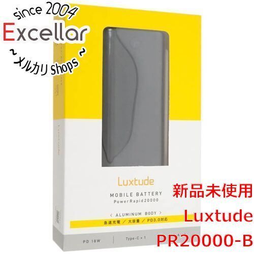 【新品(開封のみ)】 Luxtude　PD対応 20000mAh モバイルバッテリー PD20000B bn:5] 【新品(開封のみ)】 Luxtude PD対応 20000mAh モバイル