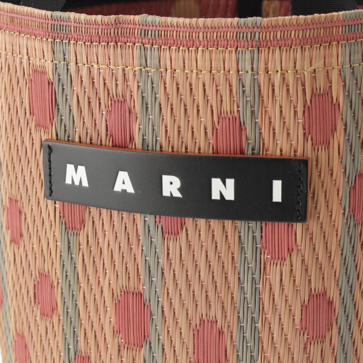 マルニ マーケット タタミ 畳 バケット トートバッグ マルチカラー