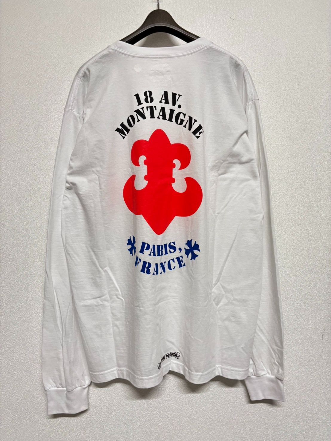 CHROME HEARTS クロムハーツ Paris Exclusive Limited パリ 限定 長袖 Tシャツ ロンT カットソー トップス 白 ホワイト XXLサイズ 新品未使用