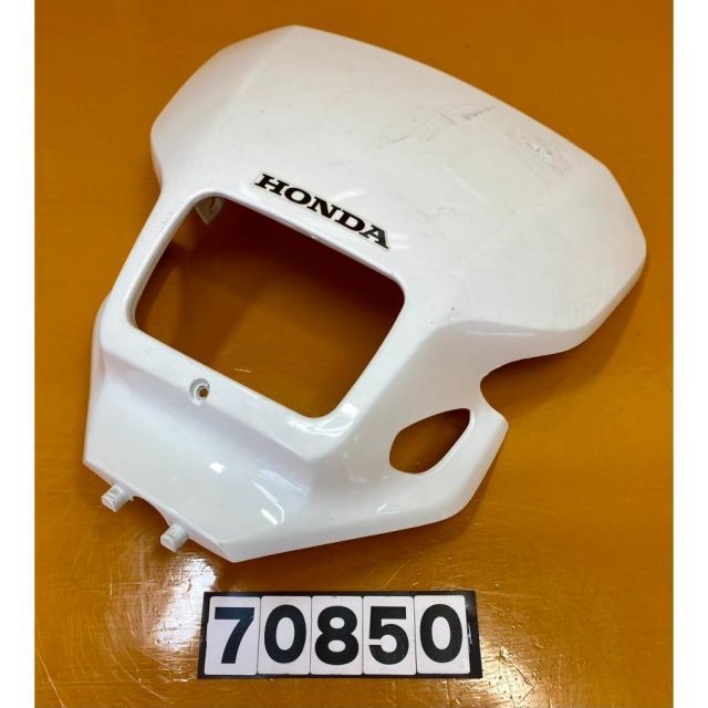 割引 中!! 70850 HONDA ホンダ CRM250AR MD32 ヘッドライトカウル フロントカウル 白 61301-KAEK-7700 歪み有り