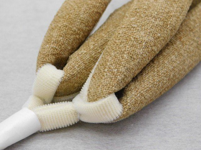 〔楽布特選〕P23605　手織り生成り麻の草履の鼻緒　オークション