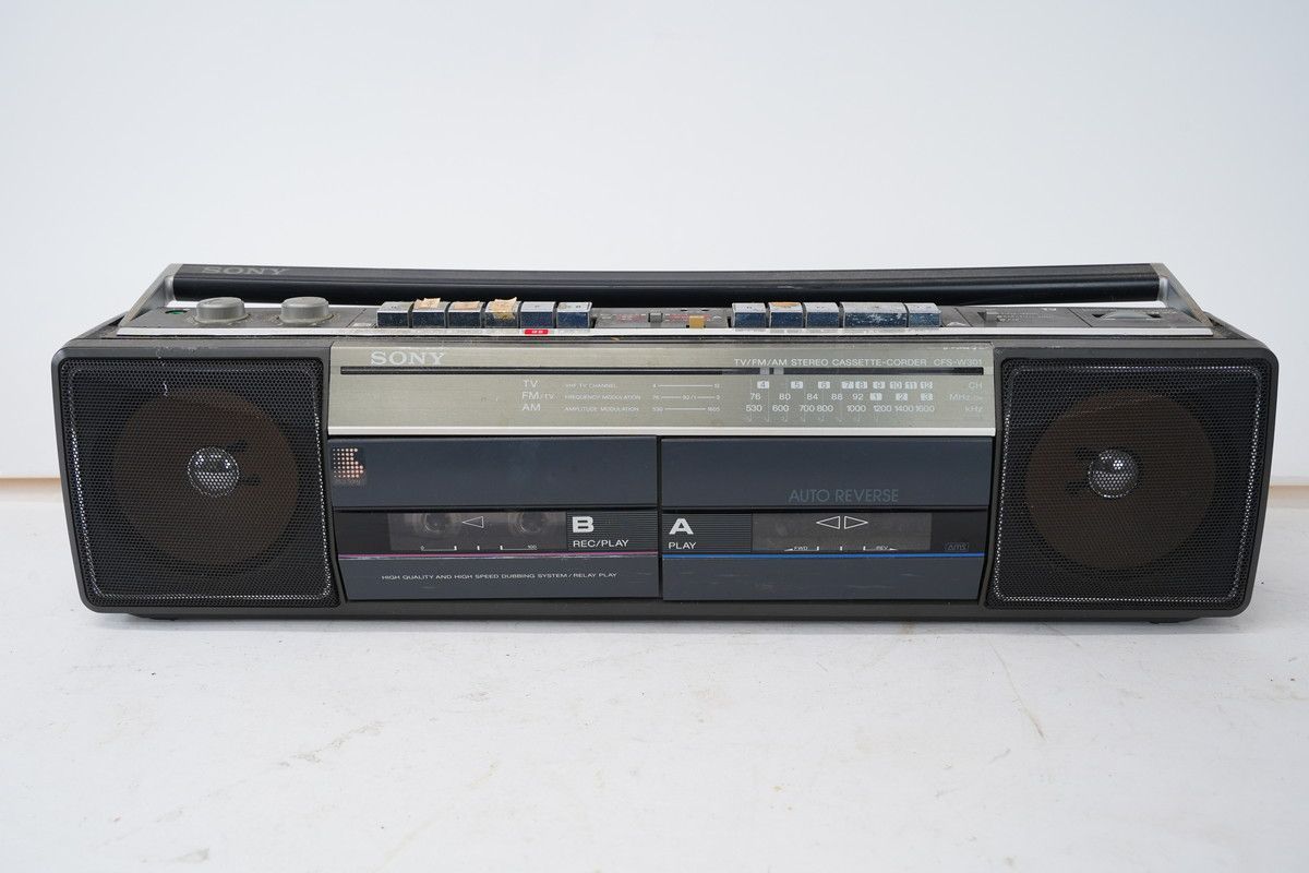 SONY CFS-1800 mark 5 ラジカセ 8.503 △ SONY CFS-W301 ラジカセ ステレオ レトロ - メルカリ