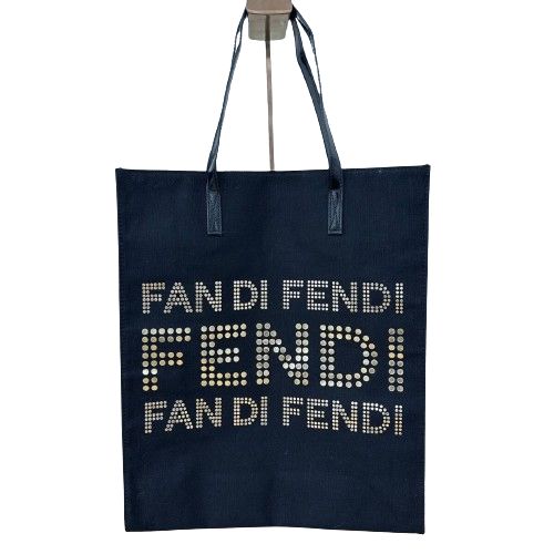 ♪ FENDI フェンディ FAN DI FENDI キャンバス トートバッグ ...