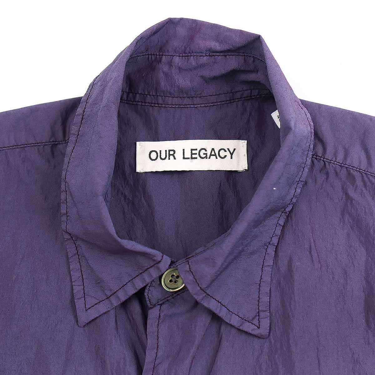 OUR LEGACY アワーレガシー 23AW BORROWED SHIRT ポプリンシャツ 