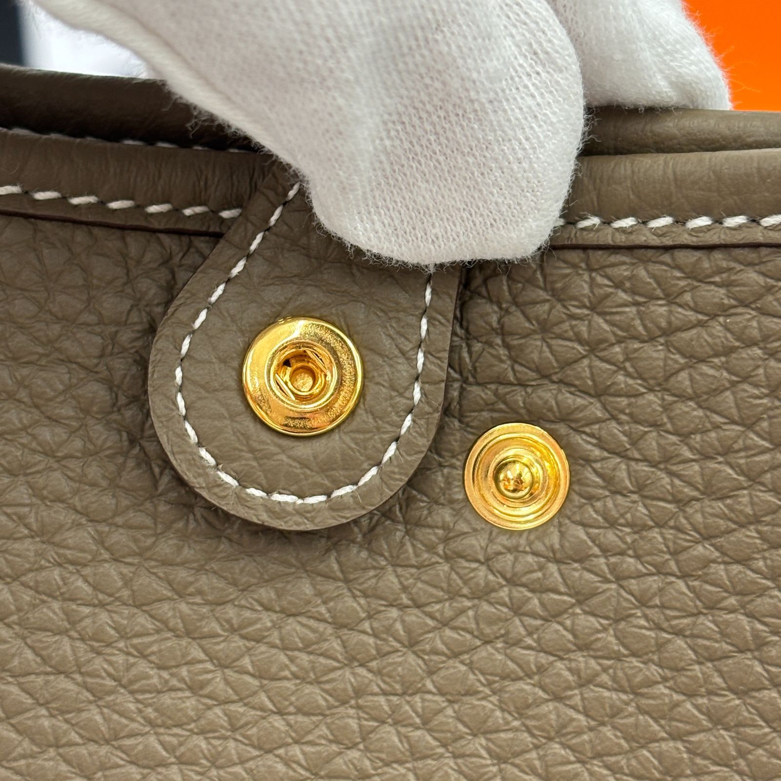 【新品未使用】【最新K刻印】HERMES ミニエヴリン アマゾーヌ TPM 16 エルメス ミニエヴリン アマゾーヌ TPM エベンヌ トリヨンクレマンス