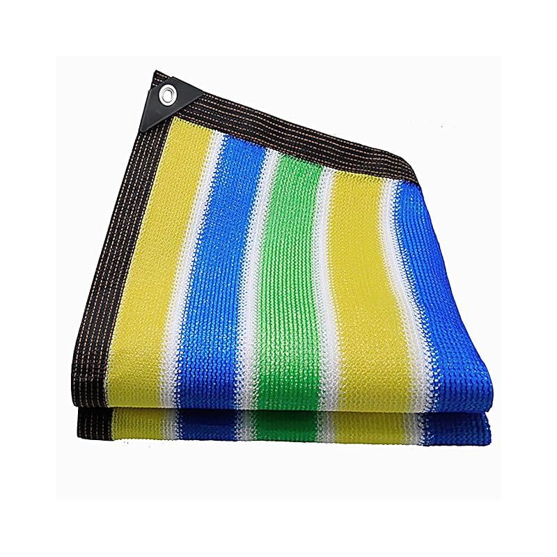 YEZOND 日除け シェード 屋外 3M*5M 遮光ネット 農業 園芸用 カラフル シェード 紫外線から守る 高密度ポリエチレン ベランダ 窓 カーポート ルーフ ヤード パーティーなどに最適 1