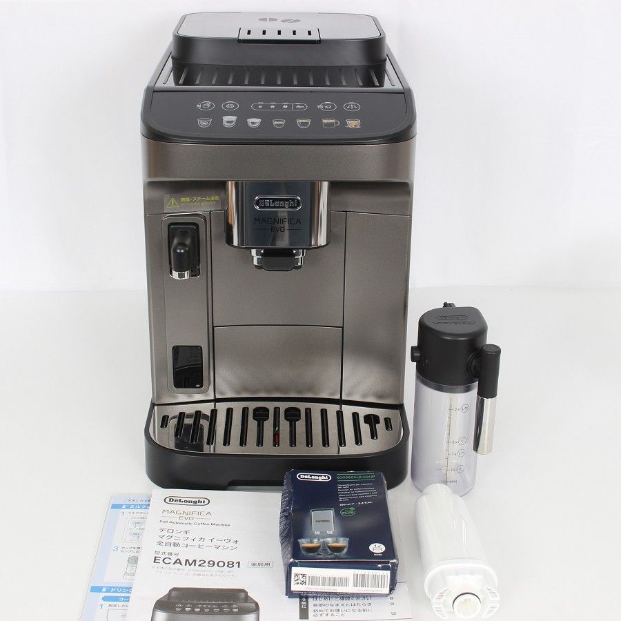 デロンギ マグニフィカ イーヴォ ECAM29064B ミルクタンク付 全自動コーヒーメーカー エスプレッソマシン De Longhi 本体