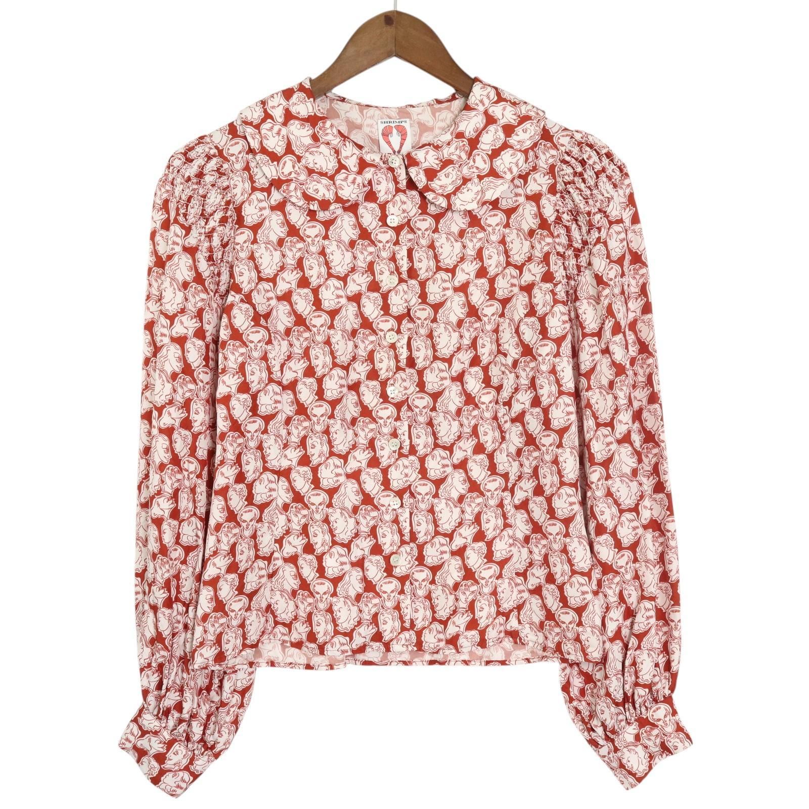 Shrimps（シュリンプス）　シルクブラウス＊ Shrimps（シュリンプス） シルクブラウス＊ - メルカリ