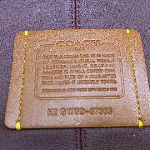 美品】COACH コーチ 87363 バンディット ホーボー トートバッグ