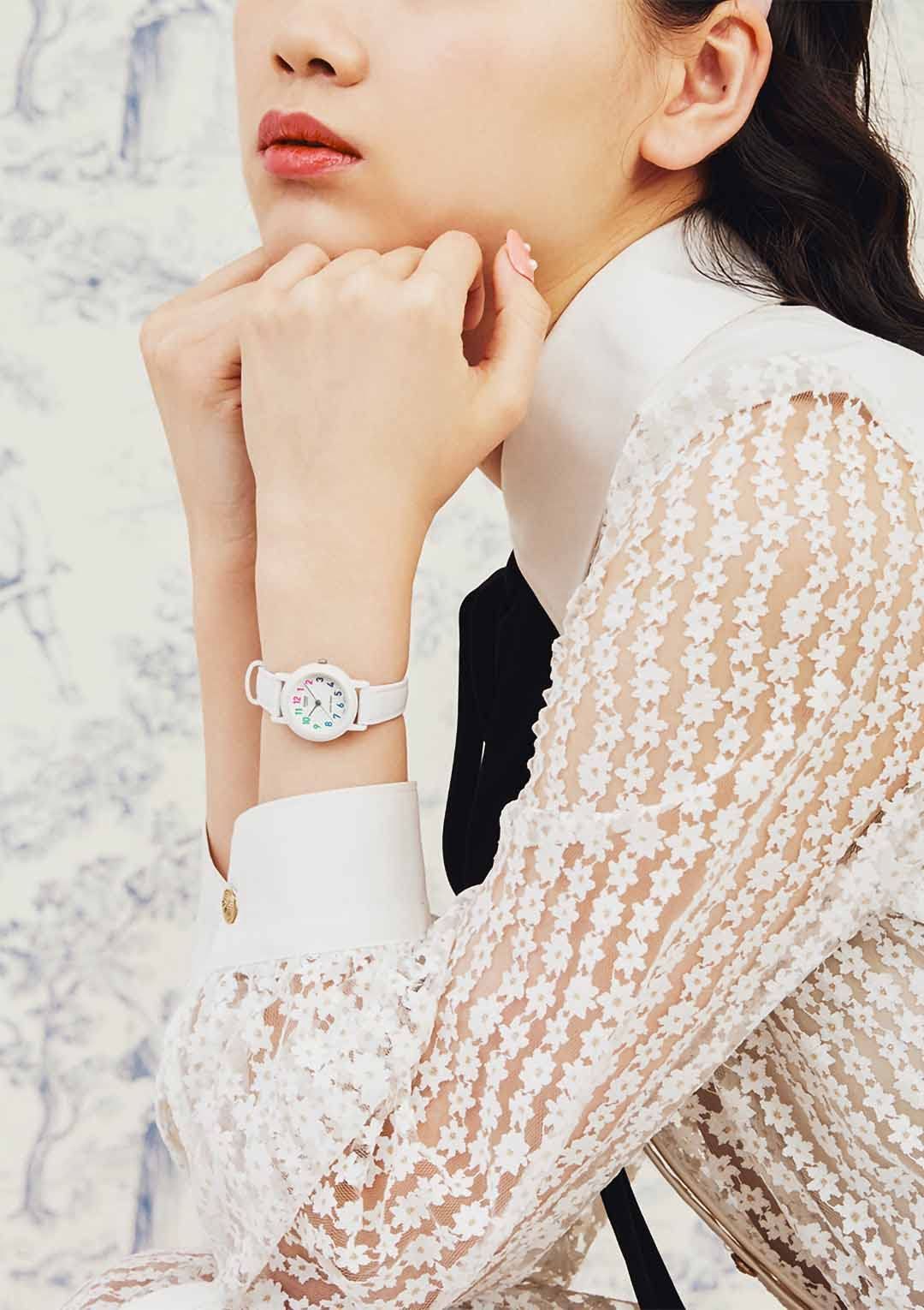 ホワイト LQ-139 L-7 BJH カシオ 腕時計