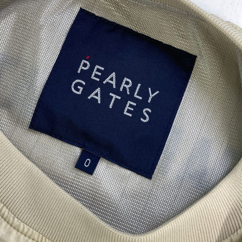 サイズ：0 PEARLY GATES パーリーゲイツ 蓄熱 スニードジャック