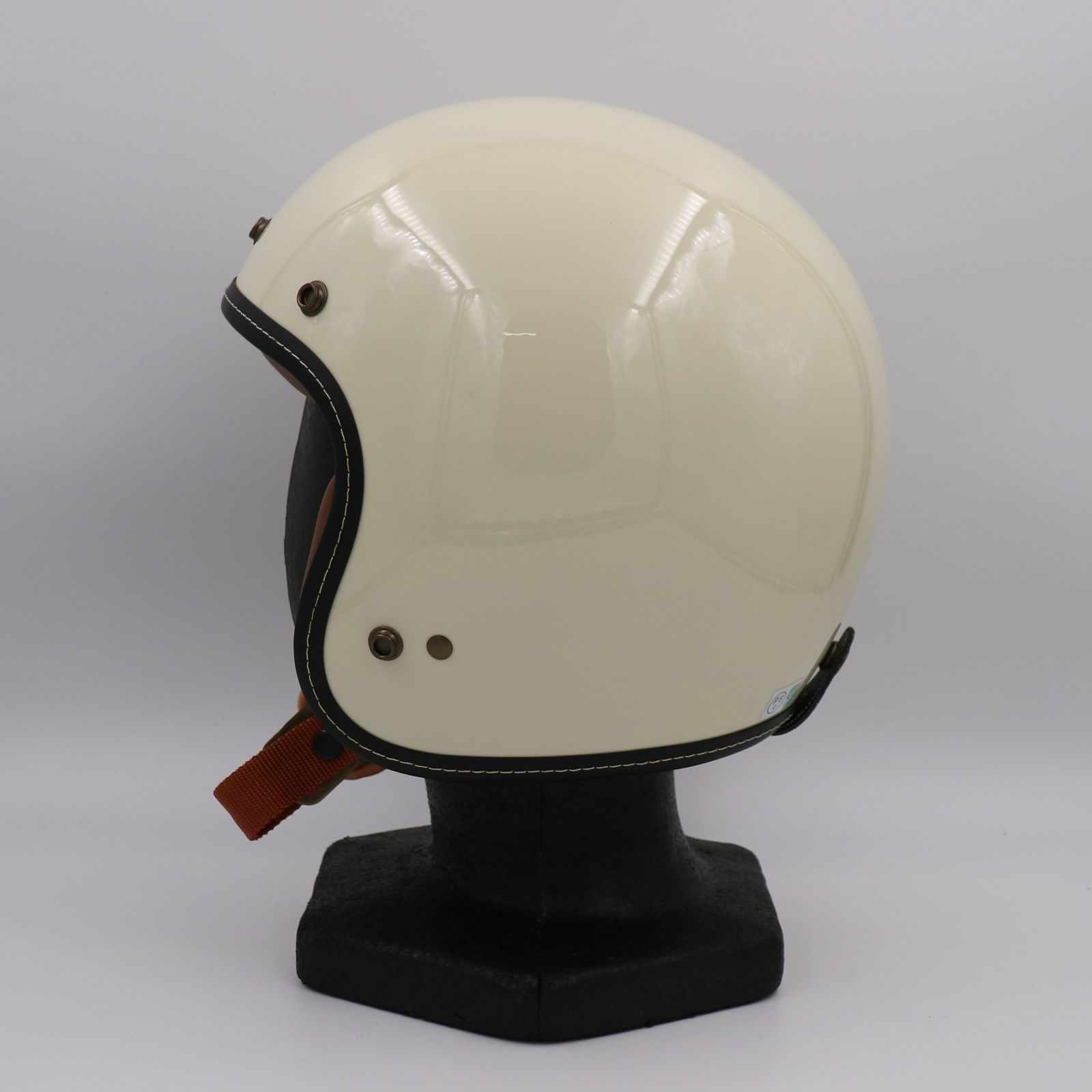 ZEALOT フライボーイジェット2 CARBON HYBRID WHITE|BROWN Mサイズ FJ0025 ジェットヘルメット