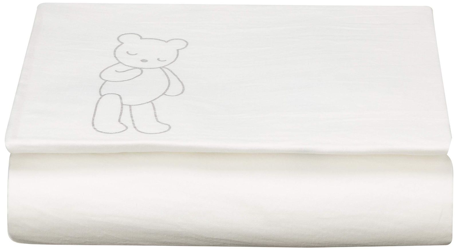 10mois(ディモワ) ワンタッチシーツのみ おやすみくま 約90cm