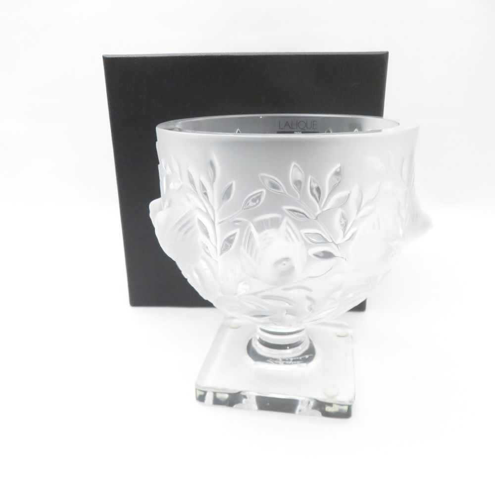 美品 LALIQUE ラリック エリザベス 花瓶 フラワーベース 花びん