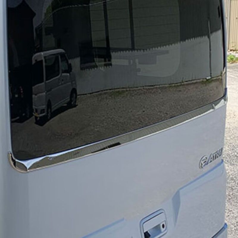 式ダイハツ アトレイ ドアエッジ＆リアウィンドウ装飾メッキバー 304ステンレス製 外装