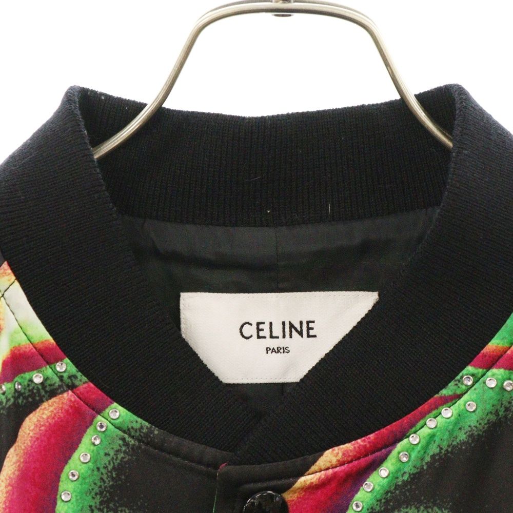 CELINE (セリーヌ) 22SS サテンアーティストプリントテディブルゾン