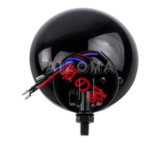 4.5 ヘッドライト イエローグラス ビンテージ チョッパー ボバー ハーレー ルーカス パン ナックル ショベル アメリカン BRIGHTFACE_UK