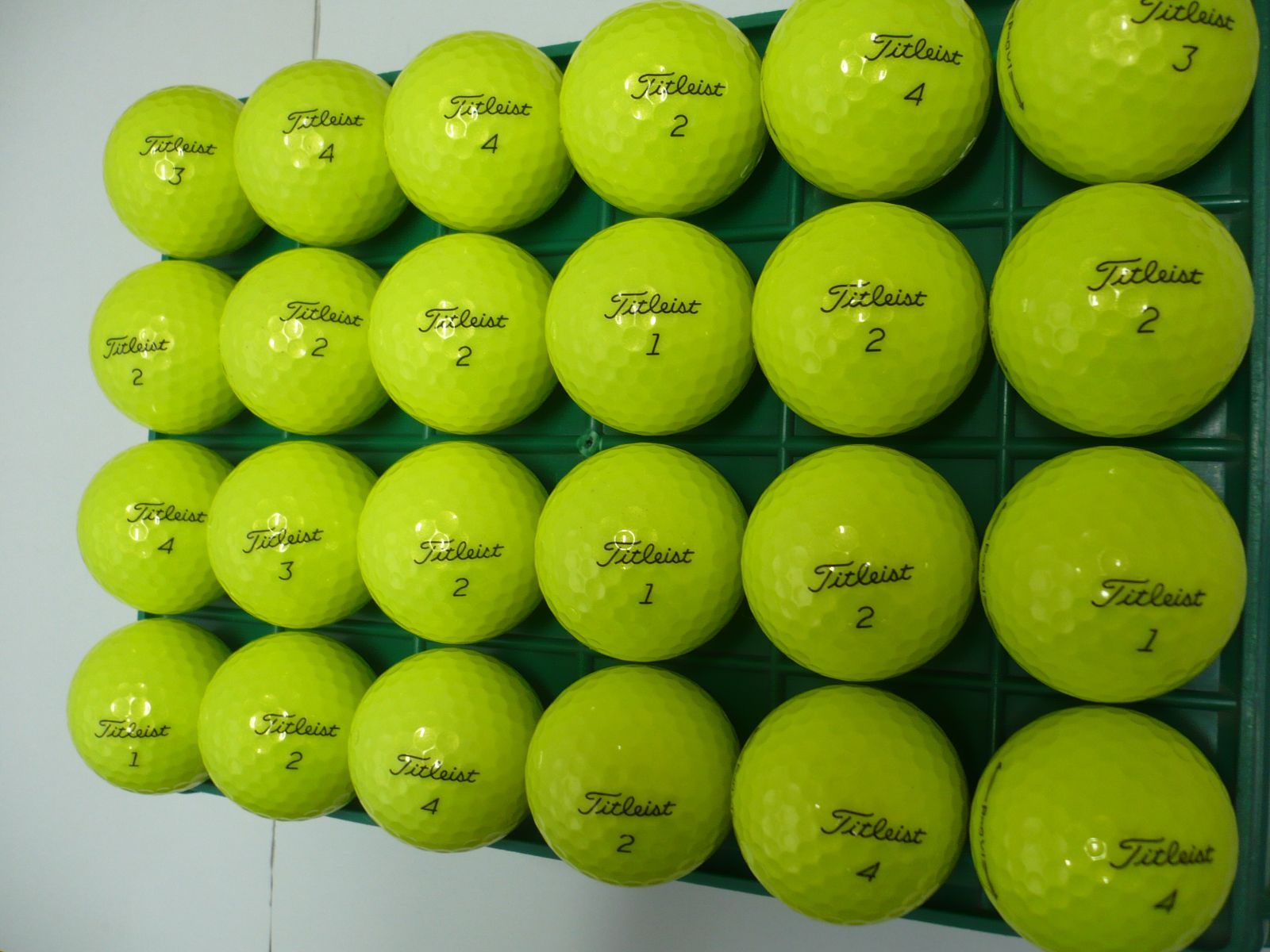 2025年 PRO V1X イエロー 2ダース タイトリストPRO-V1 イエロー 21年