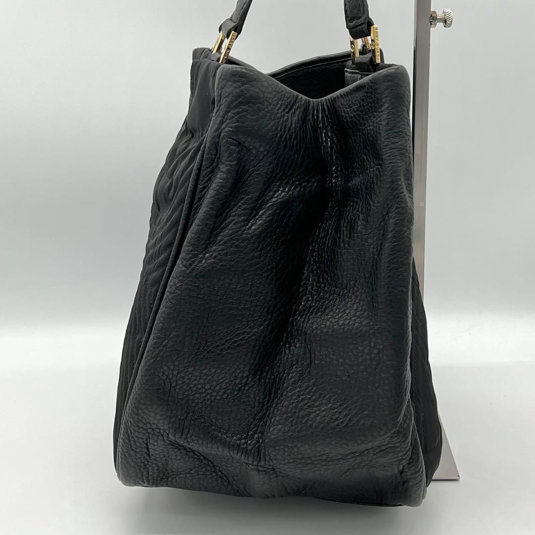 Tory Burch 黒 レザー キルティング ビジネスバッグ Tory Burch 黒