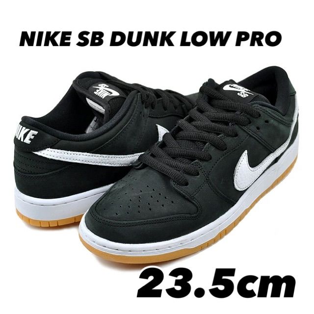 NIKE SB DUNK LOW PRO ナイキ スケートボーディング ダンク ロー プロ black|white-blk cd2563-006 23.5cm