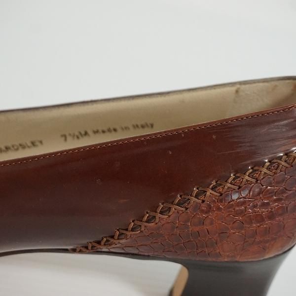 【未使用品】　BALLY バリー　パンプス　レザー　革靴　ブラウン バリー 3 1/2 22.5~23.0 パンプス レザー ブラウン/GC139 - メルカリ