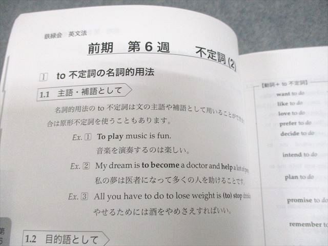 鉄緑会 高2 英語実戦講座 英文法 テキスト 書き込みなし 2021 019m0D