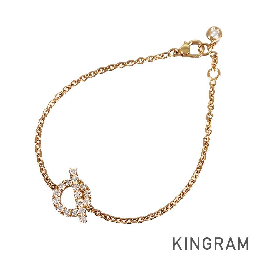 エルメス HERMES フィネス K18PG ダイヤモンド ブレスレット sss