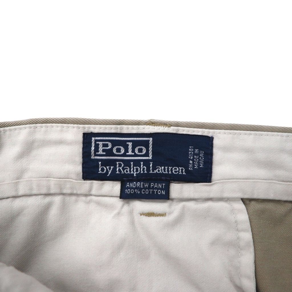 Polo by Ralph Lauren 90年代 ポロチノ ANDREW PANT 2タック