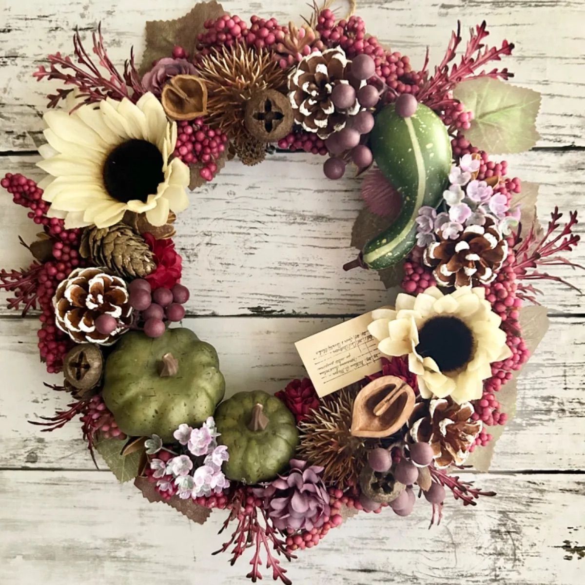 ハロウィンリース/フラワーリース/玄関リース
