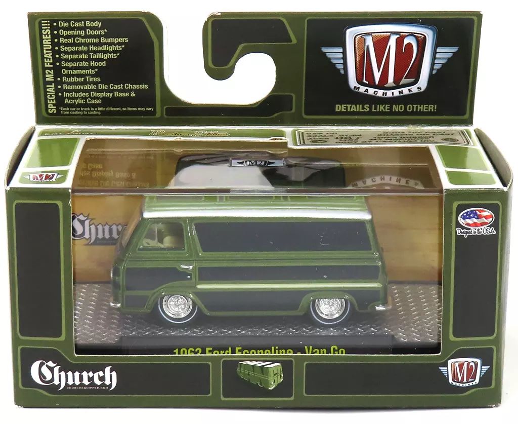M2 Machines Hobby Church 1963 Ford Econoline 63 Van Go