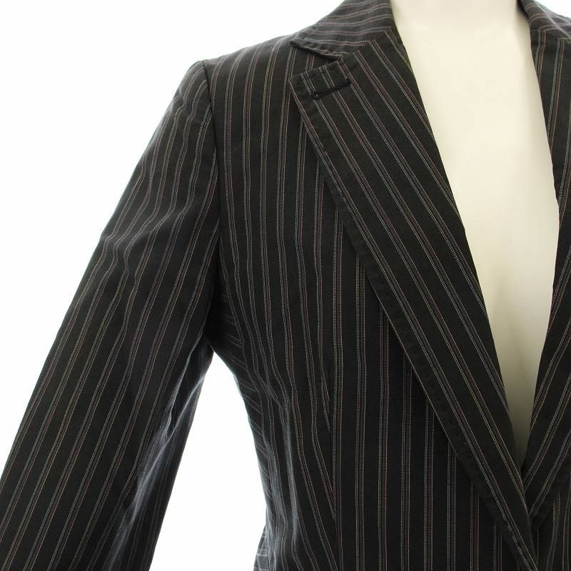 ★美品★PAUL SMITH★テーラードジャケット★Lサイズ★黒　ブラック★ ポールスミス ブラック レーベル Paul Smith BLACK LABEL スーツ