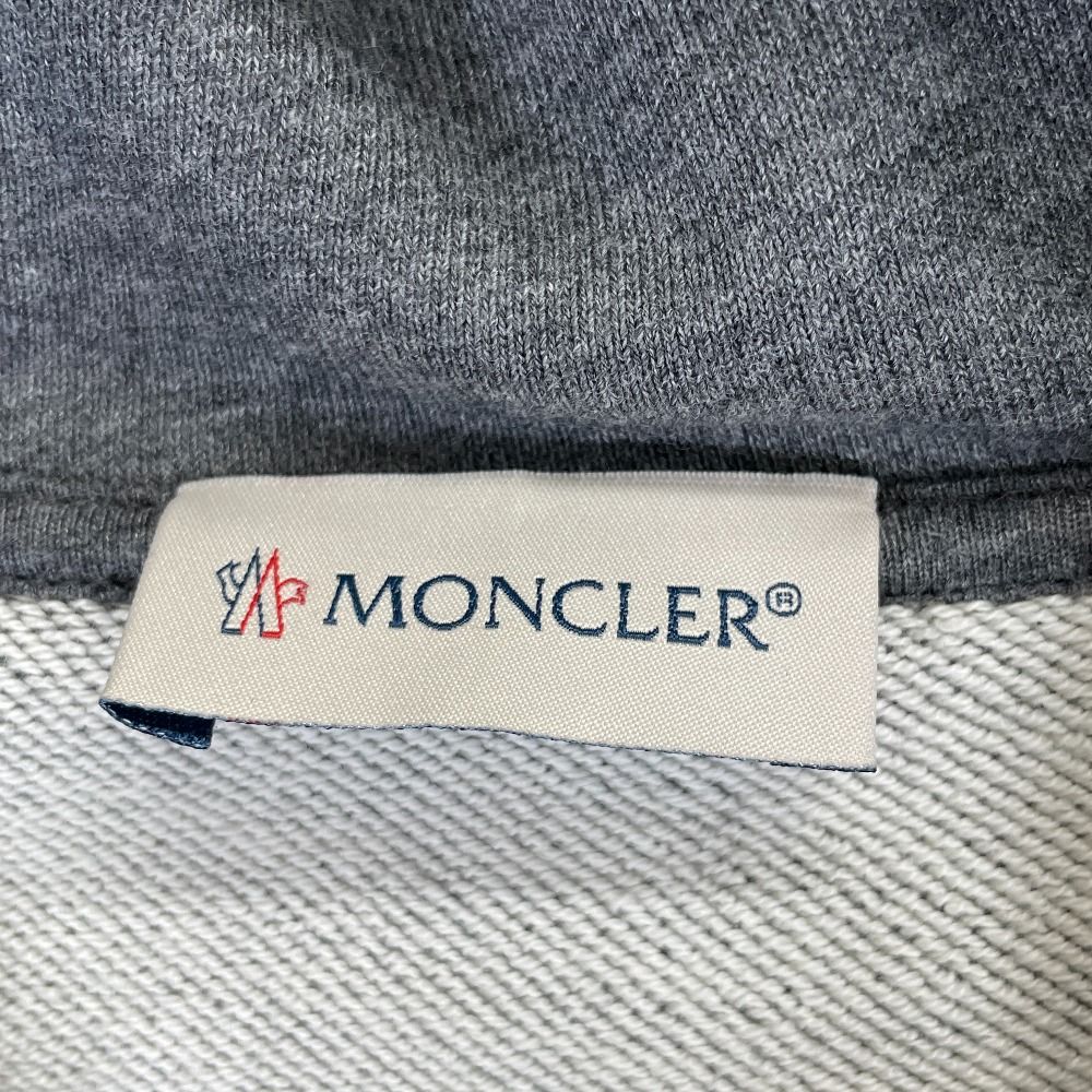 MONCLER モンクレール 20AW グレー MAGLIA ビッグロゴ プルオーバーパーカー/フーディ XS - メルカリ