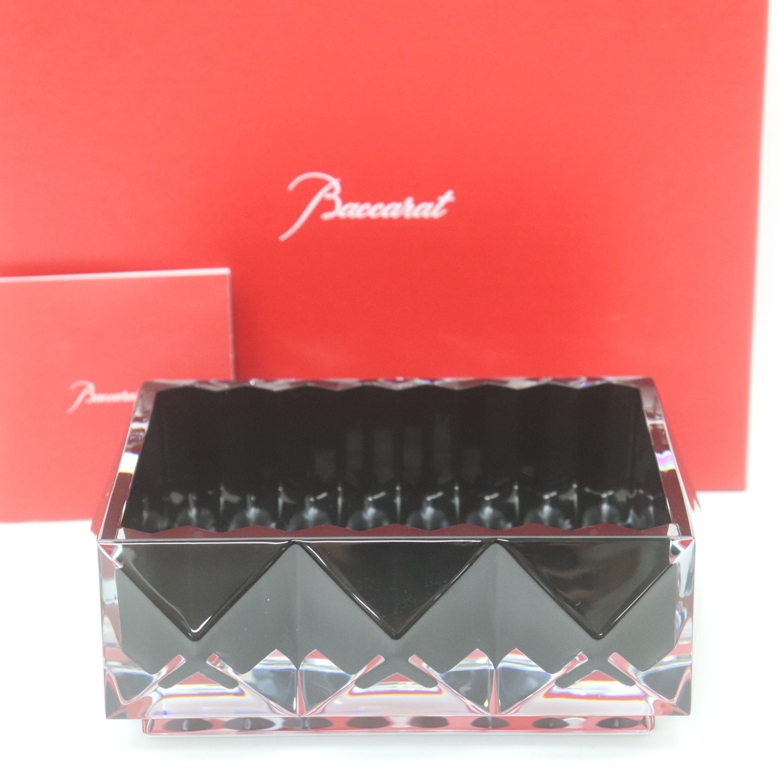 IT5AJNNHPVLP Baccarat バカラ クリスタル ルクソール スクエア ボウル ガラス 小物入れ 箱