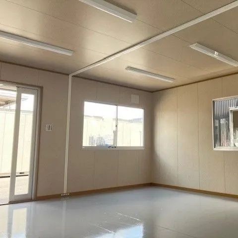 ユニットハウス 12坪 新棟ハウス キッチン トイレ付 事務所 店舗  