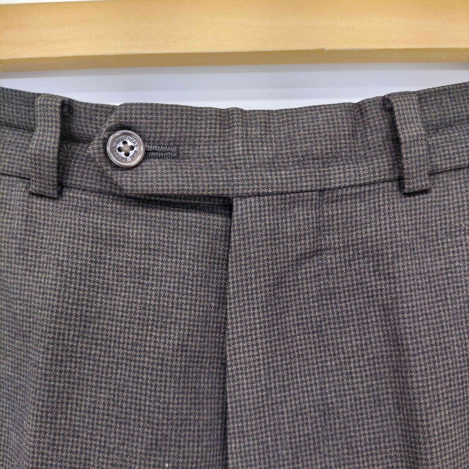 Brooks Brothers 千鳥格子柄 ウールパンツ スラックス　ツータック ブルックスブラザーズ BROOKS BROTHERS 千鳥格子ウール