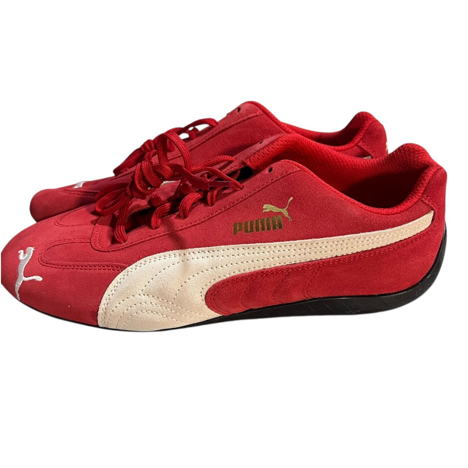 AT302 PUMA Speedcat OG スエード スニーカー シューズ レッド メンズ