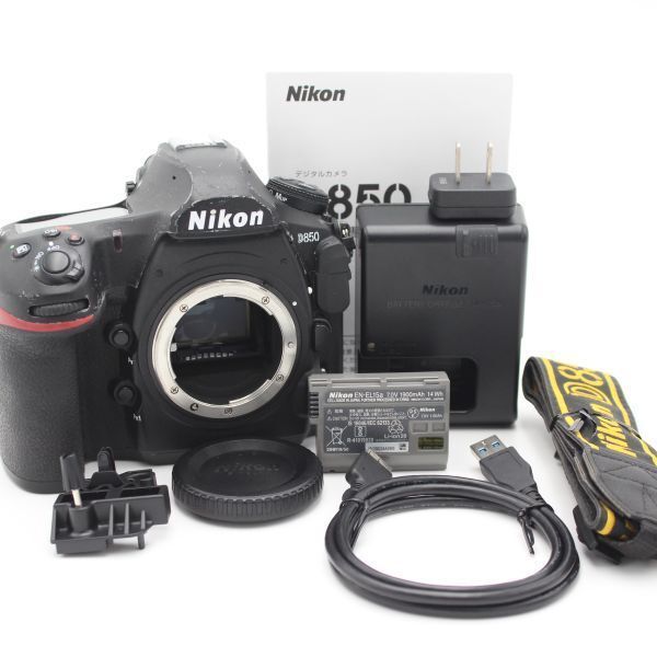 ショット数18746 Nikon デジタル一眼レフカメラ D850 ブラック ♯71013