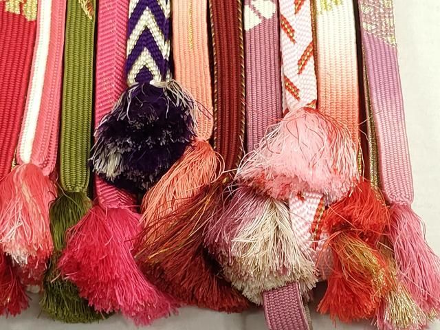 平和屋着物○和装小物 帯締め20本 高麗組 冠組 笹浪組