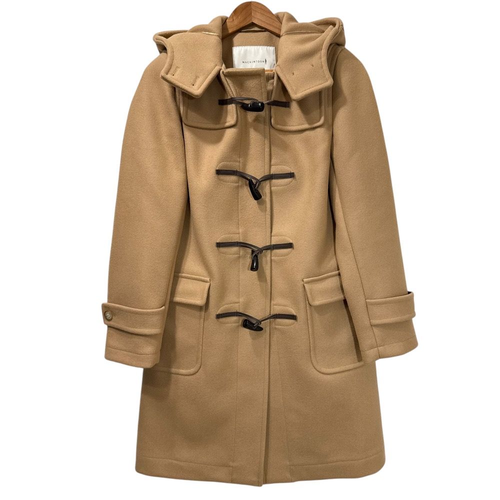 MACKINTOSH マッキントッシュ ウールメルトン ダッフルコート 36 ベージュ レディース 古着