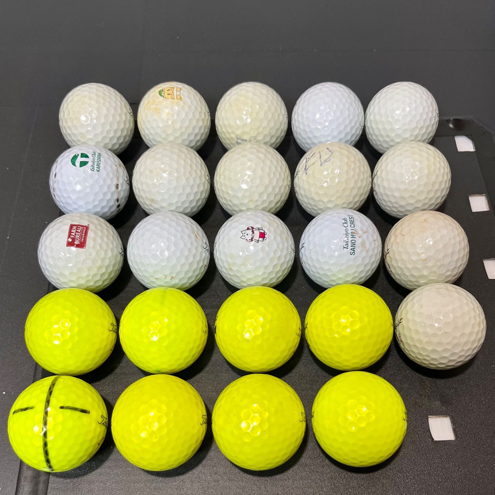 ロストボール タイトリストTitleist ProV1x A.B.Cランク24球　送料無料