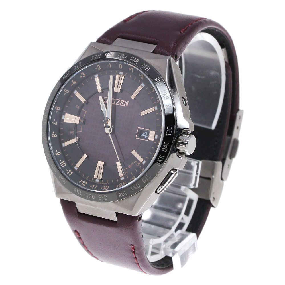 CITIZEN H145-S125481 アテッサ アクトラインエコドライブ デイト ソーラー電波