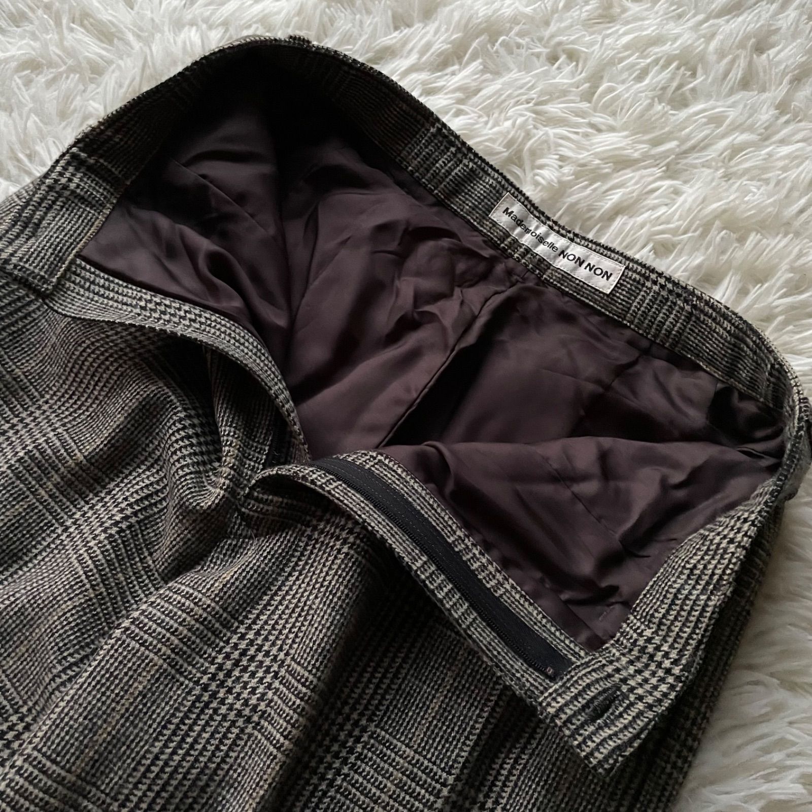 MARLING-EVANSウールグレンチェックセットアップ