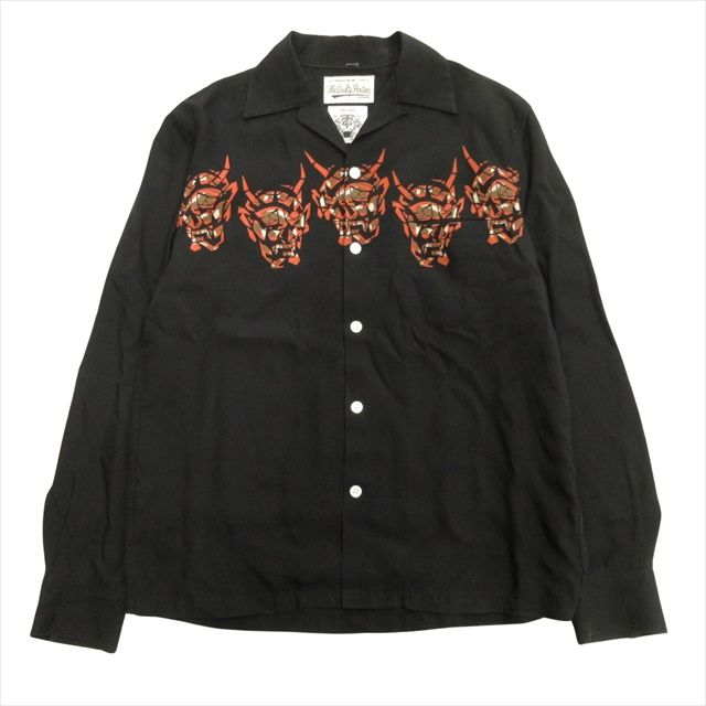 ウルフズヘッド　ワコマリア　ブラックセンス　別注　ハワイアンアロハ　m ワコマリア×ウルフズヘッドからハワイアンシャツ - モンスター