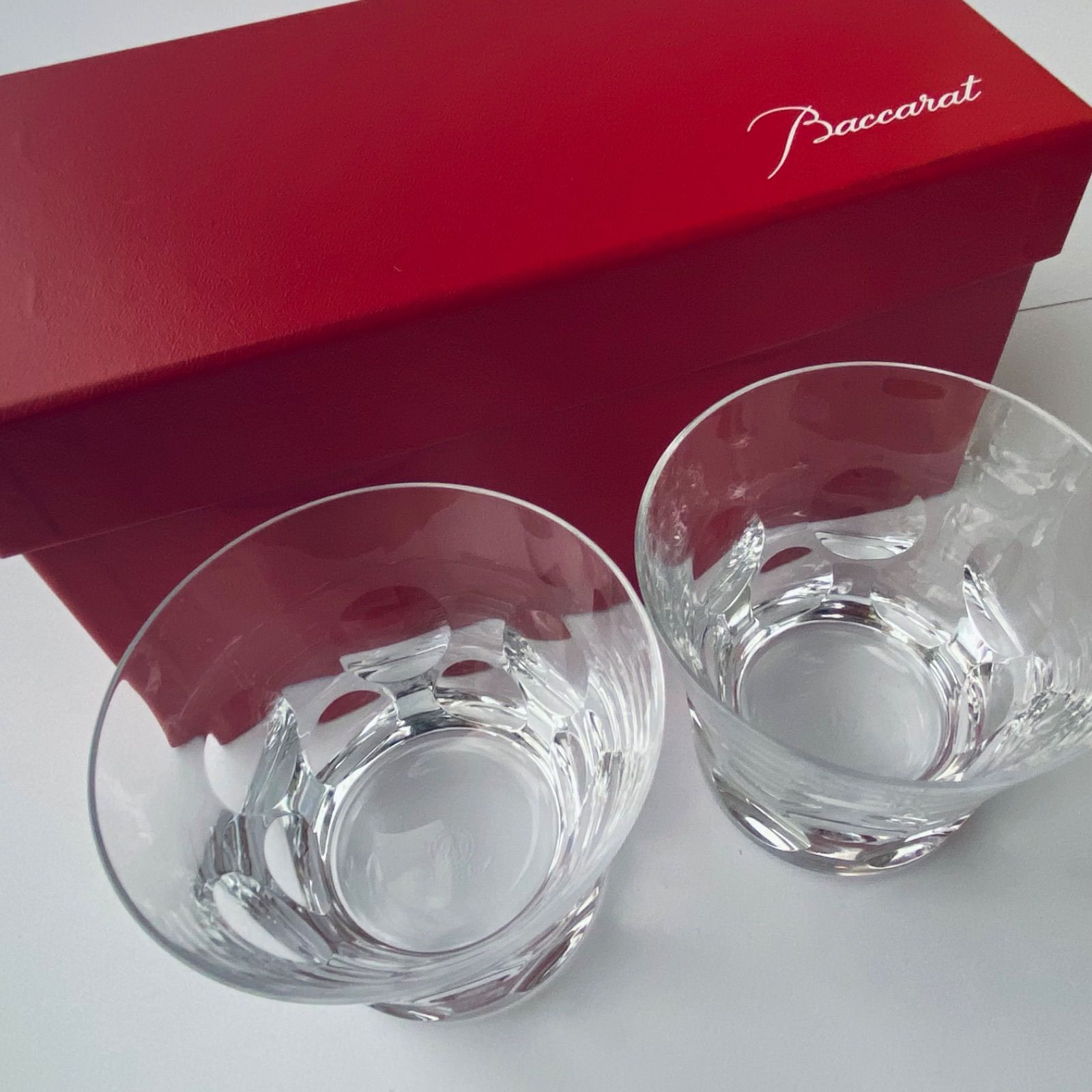 値下げ！ Baccarat バカラ ベルーガ タンブラー 2客セット ドット