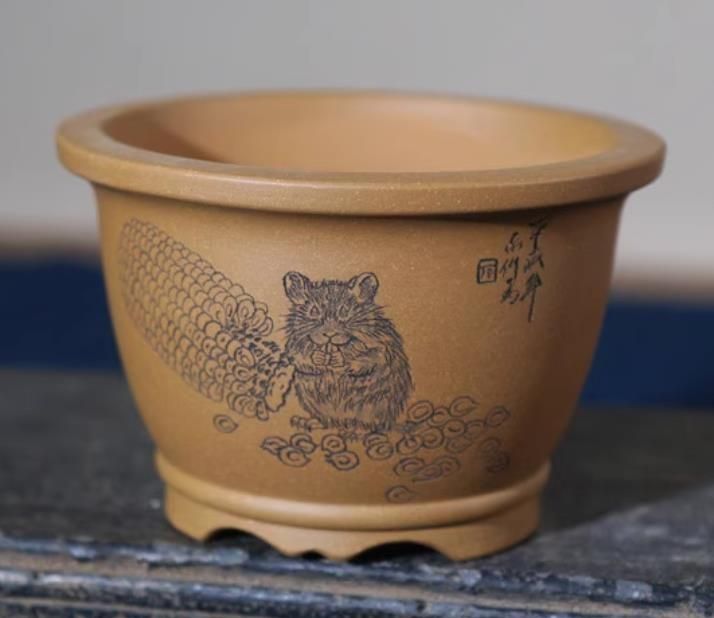 盆栽鉢 植木鉢 小品 盆栽鉢 大品盆栽鉢 銅泥 台湾紫砂の鉢 紫砂鉢 漂口四方鉢 盆栽鉢 植木鉢 小品盆栽鉢 大品盆栽鉢
