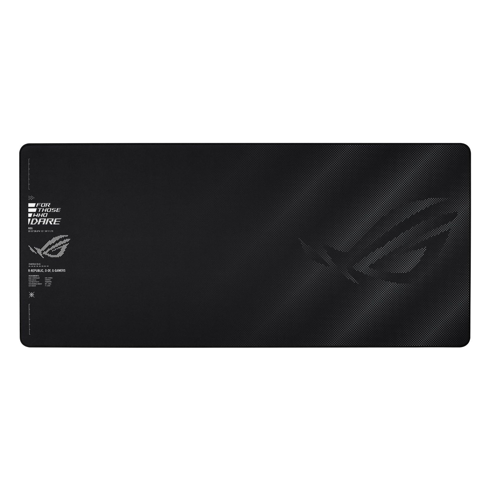 在庫処分 ASUSゲーミングマウスパッド|ROG Sheath II XXL|大型|冷却ファブリック|ほつれ防止フラットステッチ加工|滑り止めゴムベース付き| 正規品