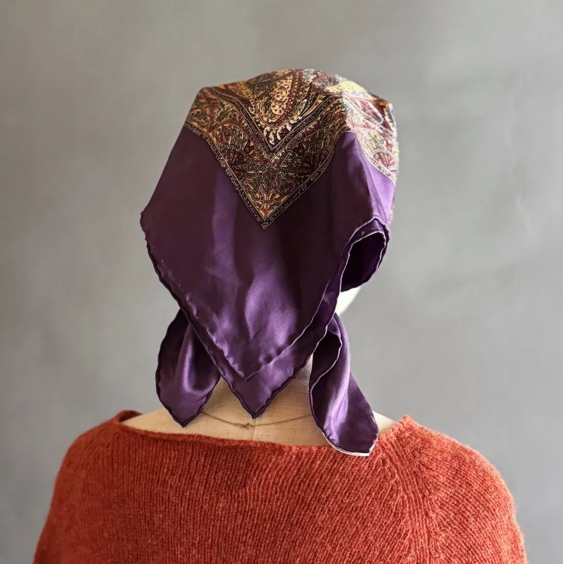 リバティプリント LIBERTY Paisley Silk Scarf 英国リバティ シルク100