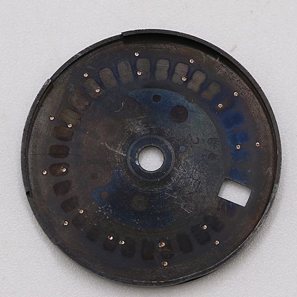 ロレックス デイトジャスト用 ブラック文字盤 文字盤 純正 レディース腕時計 2000000 NSK KMR