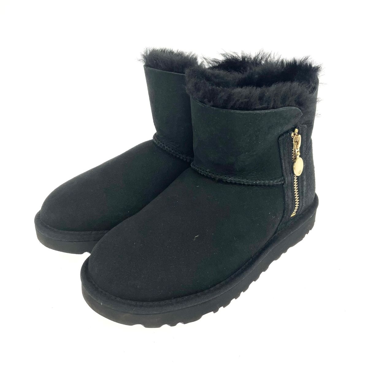 美品 UGG アグ 表記サイズ:23 ムートン ショート ブーツ 1112481 