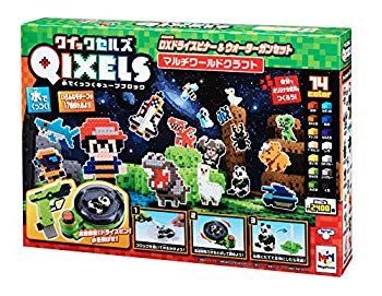 【中古】QIXELS(クイックセルズ) DXドライスピナーu0026ウォーターガンセット マルチワールドクラフト 2zzhgl6